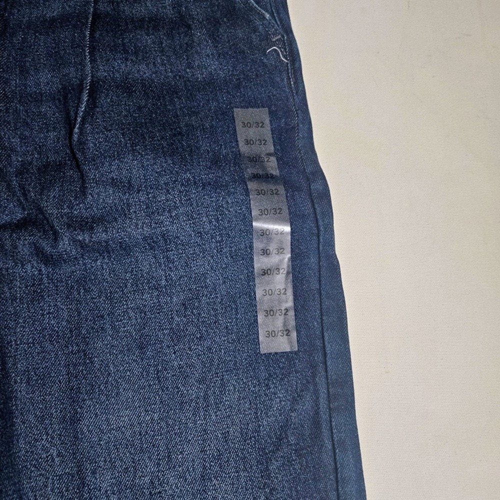 American Eagle x Tru Kolors Baggy Jean Navy Marine EasyFlex 30x32 NWT 7378-410 - Picture 4 of 7